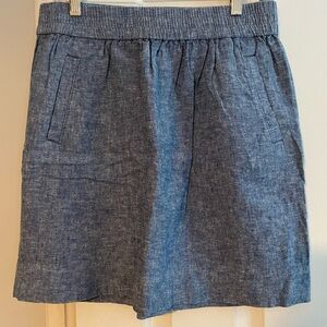 LOFT Light Blue Denim Skirt